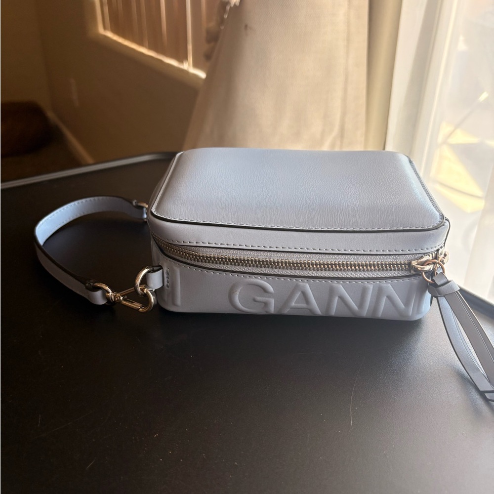 Ganni Sky Blue Crossbody Bag